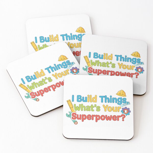 Item preview, I Build Things – Engineer Superpower Tee designed and sold by Muzgle.