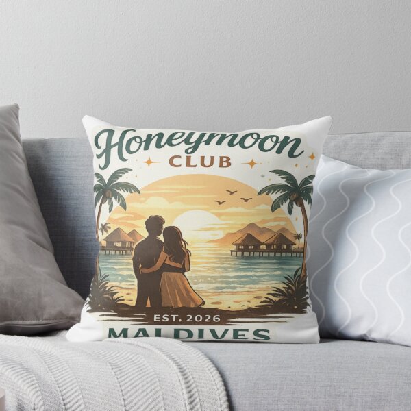 Item preview, Honeymoon Club Maldives – Est. 2026 Romantic Travel Design designed and sold by Memorph.