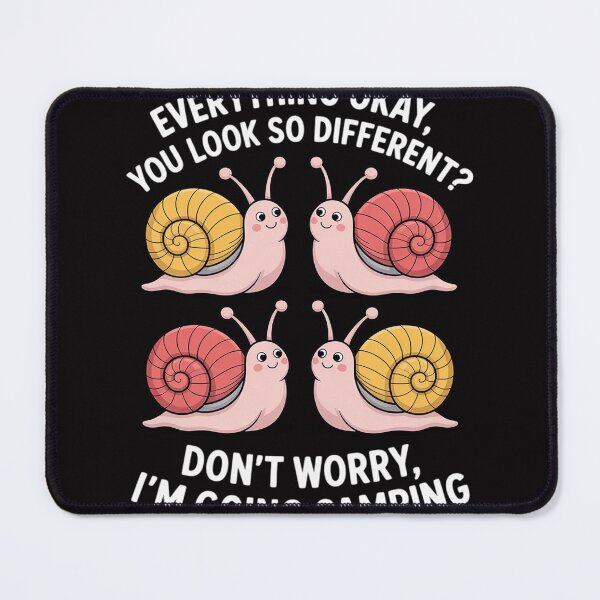 Item preview, I'm Going Camping Jokes Snails Hiking Jokes Camping designed and sold by berniceschm.