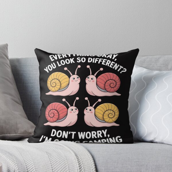 Item preview, I'm Going Camping Jokes Snails Hiking Jokes Camping designed and sold by berniceschm.