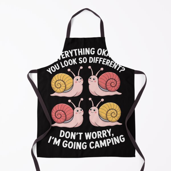 Item preview, I'm Going Camping Jokes Snails Hiking Jokes Camping designed and sold by berniceschm.