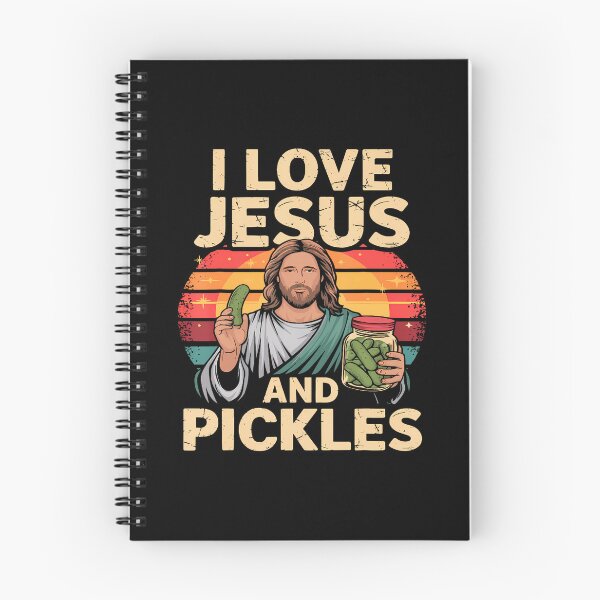 Item preview, I Love Jesus And Pickles Cucumber Jesus Pickles designed and sold by elihletoriong.