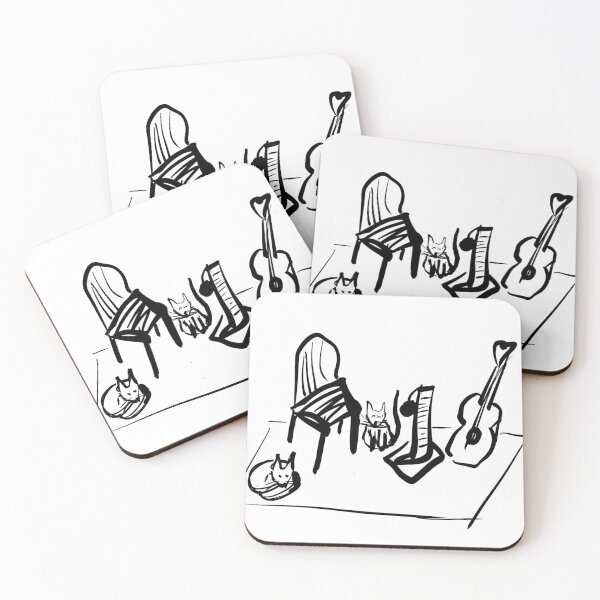 Item preview, Quiet Room with Cats and Instruments designed and sold by Ninas Arrows.