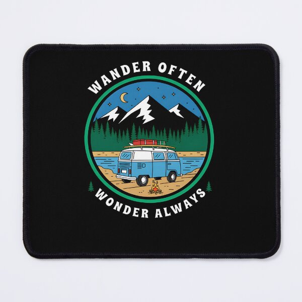 Item preview, Wander Often Wonder Always – Travel Wanderlust Adventure Quote Design designed and sold by Axivra.