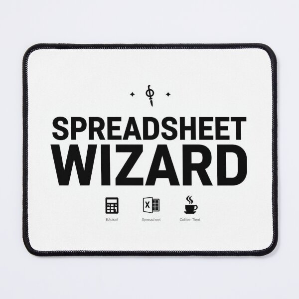 Item preview, Spreadsheet Wizard – Office Humor for Accountants designed and sold by numberscoffee.