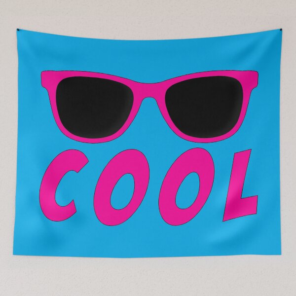 Item preview, Cool - Pink On Blue designed and sold by IKDG.
