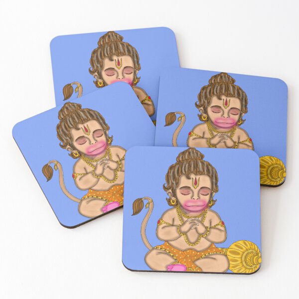 Item preview, Lord Child Hanuman Art – Divine Baby Hanuman Illustration designed and sold by Harshit_Digital_Arts.