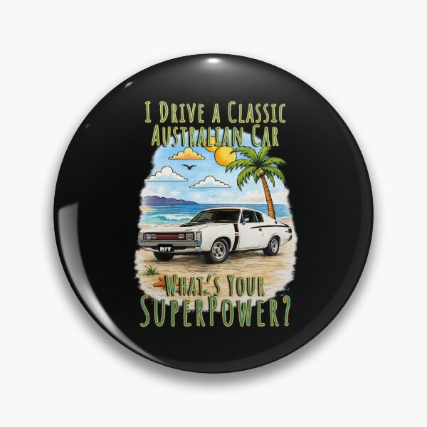 Item preview, I Drive a Classic Australian Car RT Valiant Hardtop Art designed and sold by Michael van der Hoorn.
