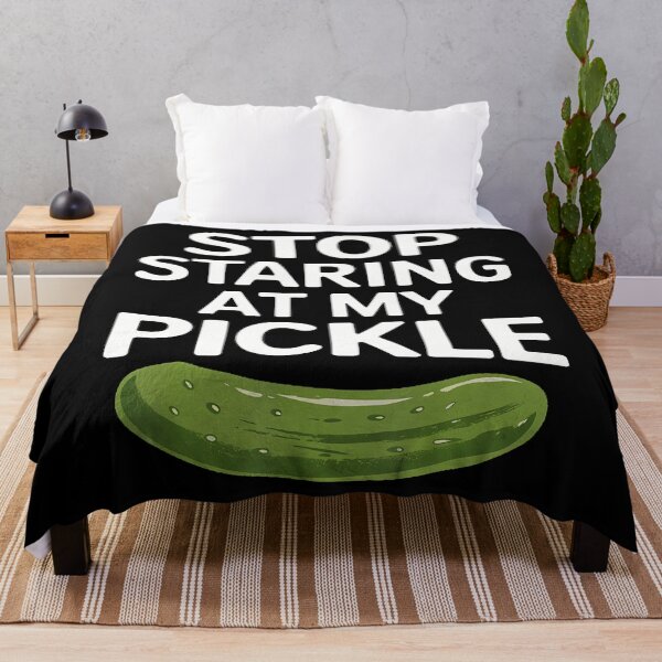Item preview, Food Stop Staring At My Pickle Funny Pickles designed and sold by pfanodlnazb.