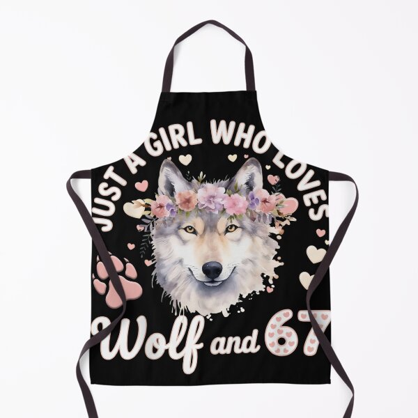 Item preview, Just a Girl Who Loves Wolves and 67 Six Seven Tee designed and sold by LashondaGreen89.