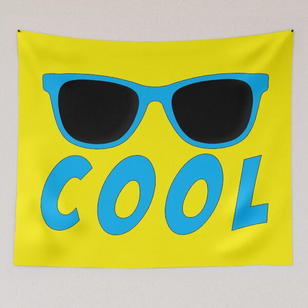 Item preview, Cool - Blue On Yellow designed and sold by IKDG.