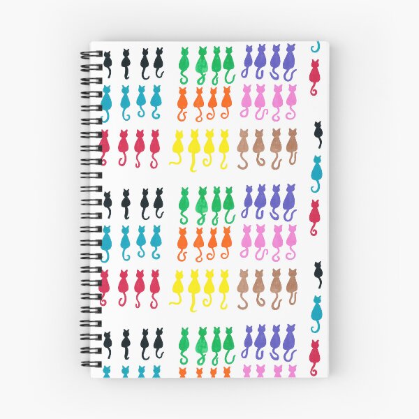 Item preview, colourful cats designed and sold by Goozeling.