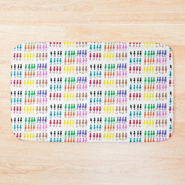 Item preview, colourful cats designed and sold by Goozeling.