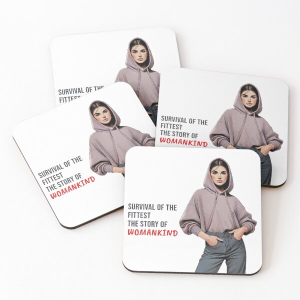Item preview, Survival of the Fittest - The Story of Womankind designed and sold by PurpleScream.