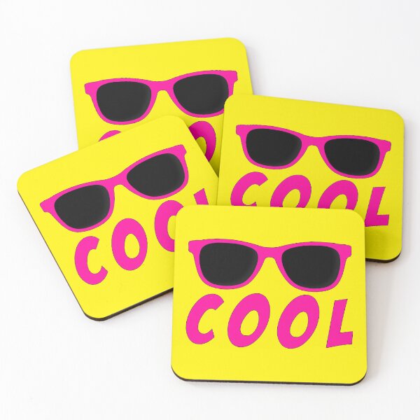 Item preview, Cool - Pink On Yellow designed and sold by IKDG.