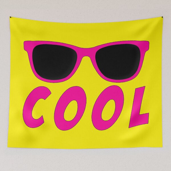 Item preview, Cool - Pink On Yellow designed and sold by IKDG.