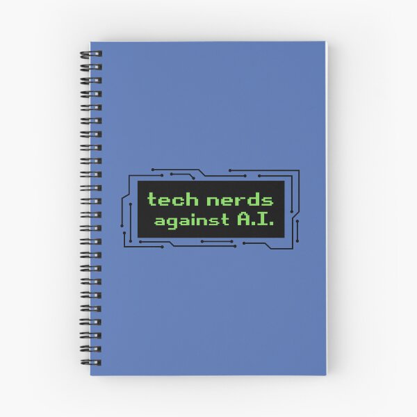 Item preview, tech nerds against AI designed and sold by quinnhopp.