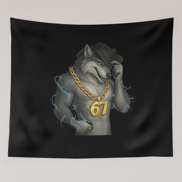 Item preview, Electric Cowboy Werewolf with Gold Chain designed and sold by LashondaGreen89.