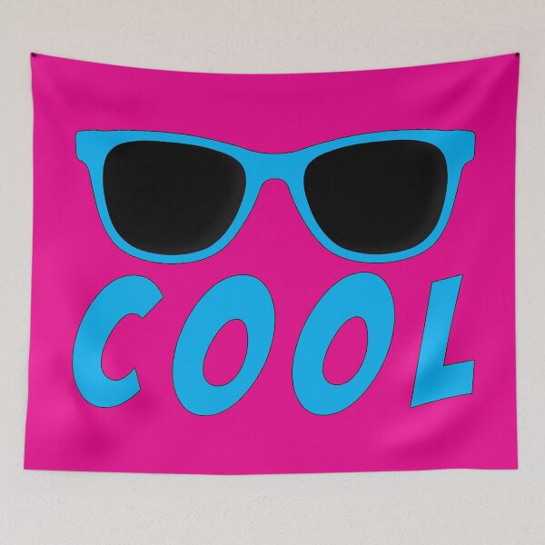 Item preview, Cool - Blue On Pink designed and sold by IKDG.
