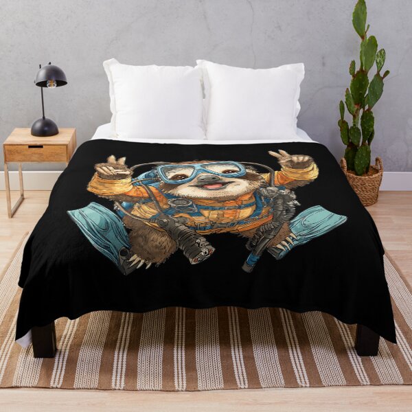 Item preview, Funny Sloth In Scuba Diving Gear designed and sold by pfanodlnazb.