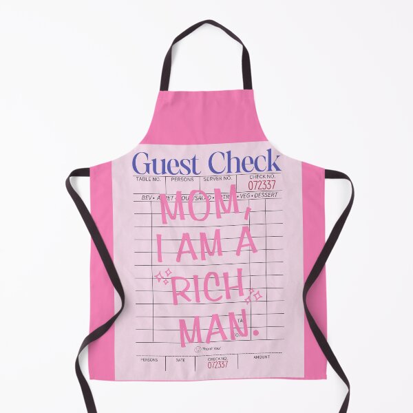 Item preview, Retro Guest Check Mom I Am A Rich Man designed and sold by SaltedBeachPaperie.