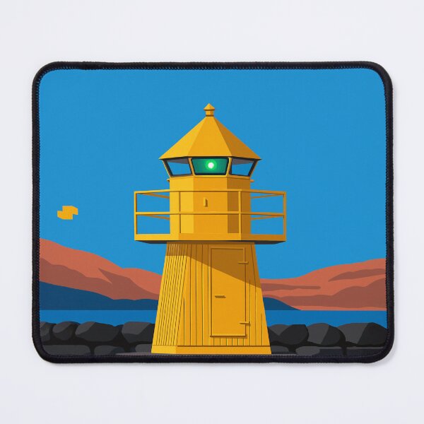 Item preview, Skarfagarður Lighthouse Iceland 1878 - Vintage Travel Poster designed and sold by Fothem.