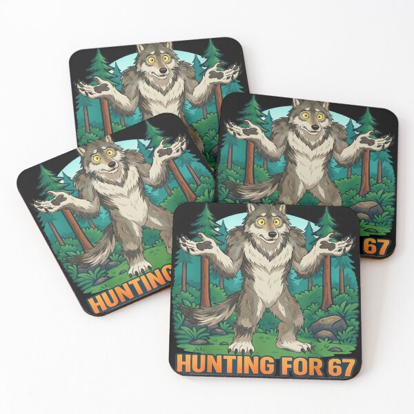 Item preview, Funny Bigfoot Hunting For 67 Six Seven T-Shirt designed and sold by LashondaGreen89.