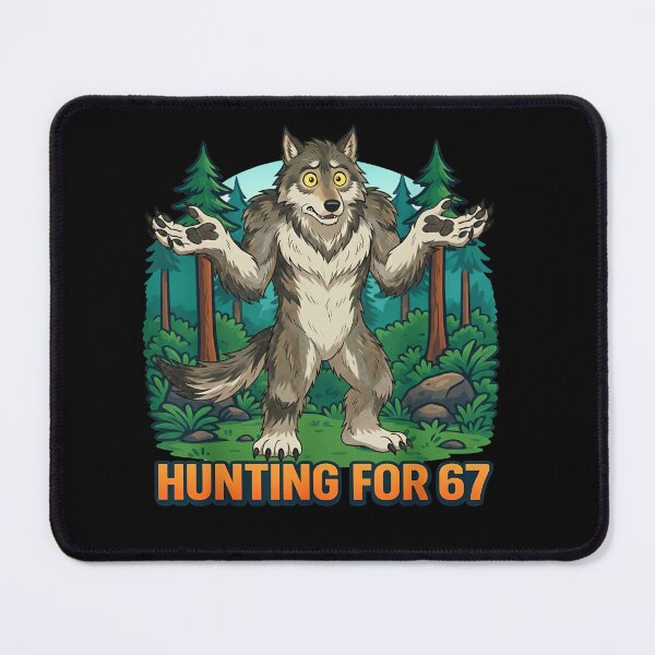 Item preview, Funny Bigfoot Hunting For 67 Six Seven T-Shirt designed and sold by LashondaGreen89.