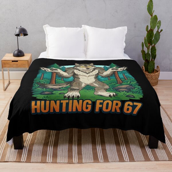 Item preview, Funny Bigfoot Hunting For 67 Six Seven T-Shirt designed and sold by LashondaGreen89.