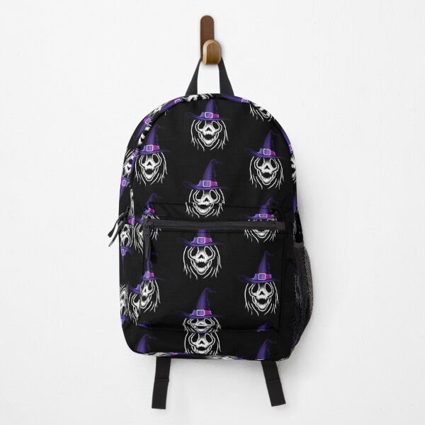 Item preview, Spooky Witch Skull – Minimal Dark Halloween Line Art Design designed and sold by Vivalore.