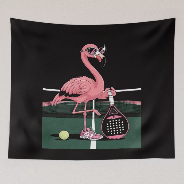 Item preview, Flamingo Pickleball Paddleball Lover Pink Flamingo Women designed and sold by banbopbii.