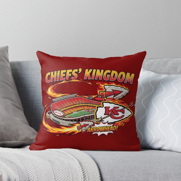 Item preview, Chiefs Kingdom Arrowhead Stadium Football Art designed and sold by Bizu digitalart..