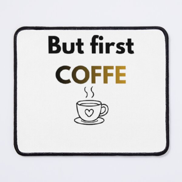 Item preview, But first coffee - minimalist coffee lover qoute  designed and sold by RhobheaCreation.