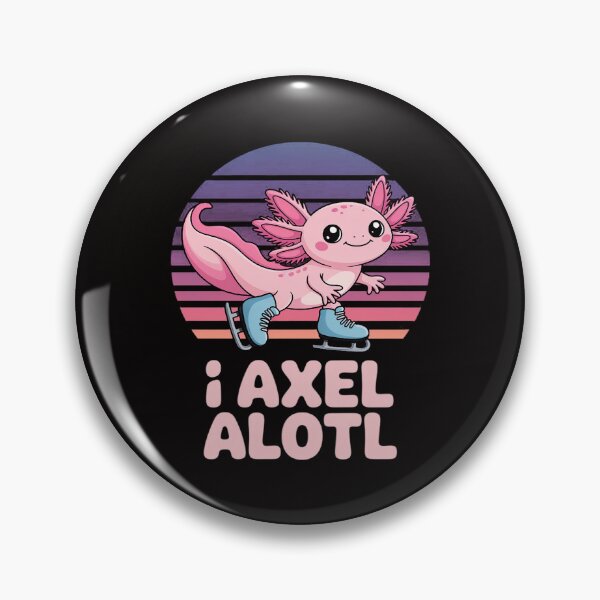 Item preview, Figure Skater I Axel Alotl Ice Skating Axolotl designed and sold by banbopbii.