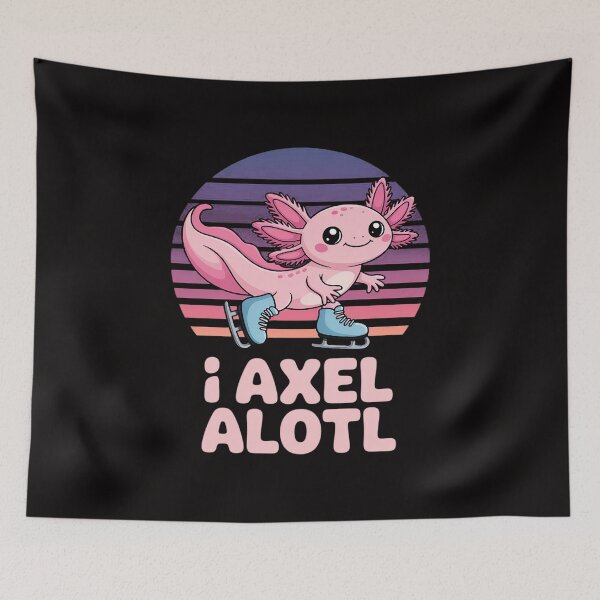 Item preview, Figure Skater I Axel Alotl Ice Skating Axolotl designed and sold by banbopbii.
