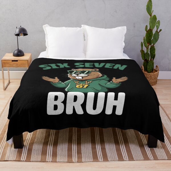 Artikelvorschau, Cooles Biber-Meme | 67 Six Seven Bruh T-Shirt entworfen und verkauft von LashondaGreen89.