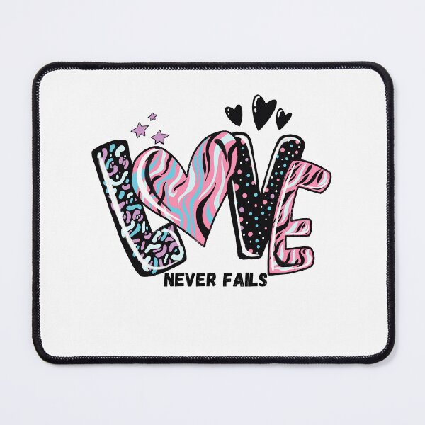 Item preview, Love Never Fails designed and sold by Moore & Moore Creations.