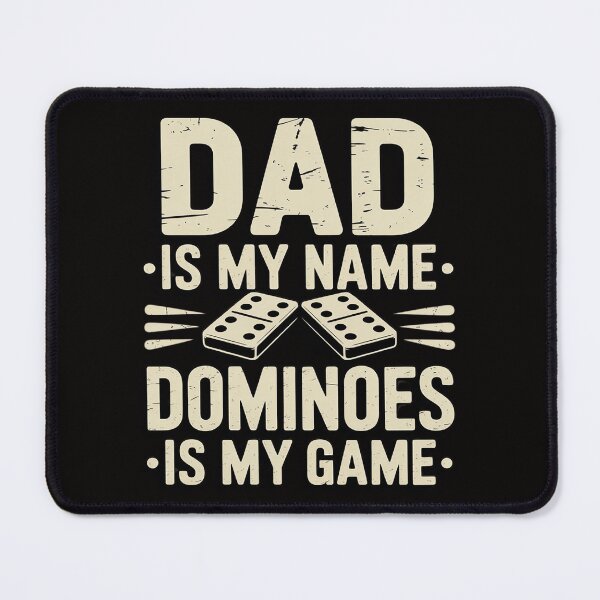 Item preview, Double Six Dominoes Game Themed Domino Player Dad designed and sold by banbopbii.