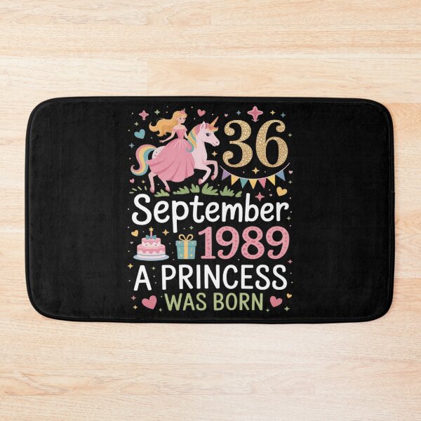 Item preview, Unicorn Girl 36 Years Old September 1989 A Princess Was Born designed and sold by skanderio.