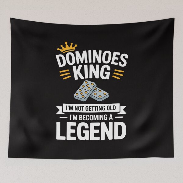 Item preview, Dominoes King I'm Not Getting Old Im Becoming A Legend designed and sold by banbopbii.