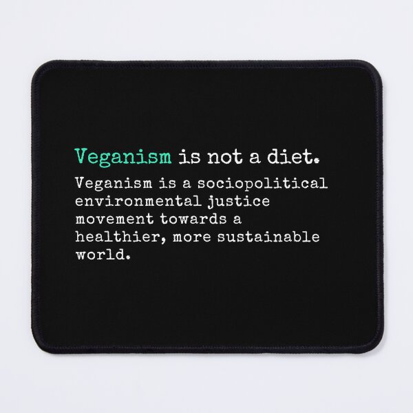 Item preview, Veganism (white) designed and sold by quinnhopp.