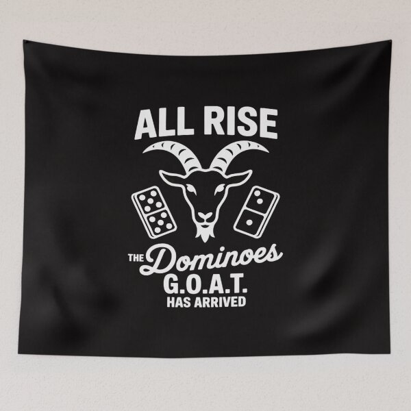 Item preview, Dominoes G.O.A.T All Rise Champ - Dominoes designed and sold by AnimeManga2D.