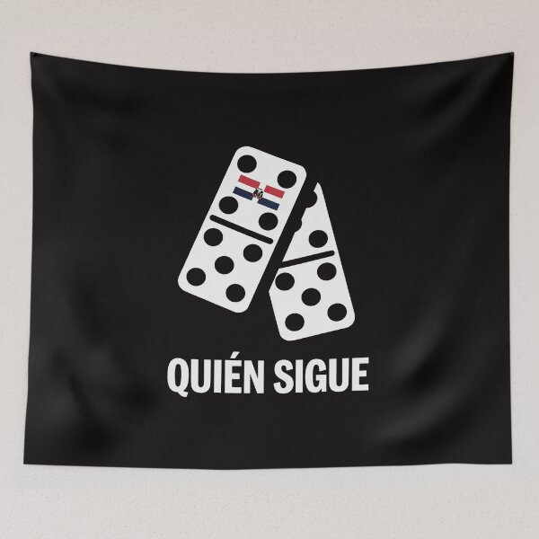 Item preview, Dominican Republic Flag Dominoes Domino Train Quien Sique designed and sold by AnimeManga2D.