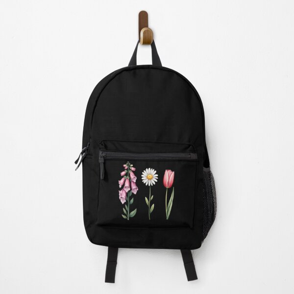 Item preview, Vintage Floral Plant Foxglove Daisy Tulip Flowers designed and sold by skanderio.