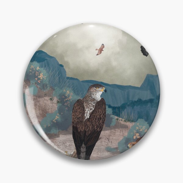 Item preview, Bonelli’s eagle, original hand drawn poster. designed and sold by ConorsCraftwork.