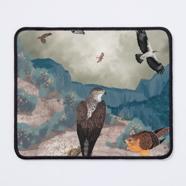 Item preview, Bonelli’s eagle, original hand drawn poster. designed and sold by ConorsCraftwork.