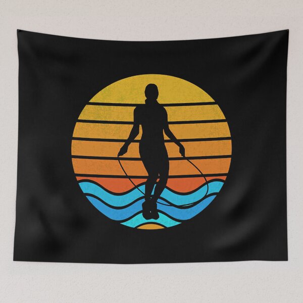 Item preview, Sunset Jump Rope Skipping designed and sold by xkwoeerhyzy91.