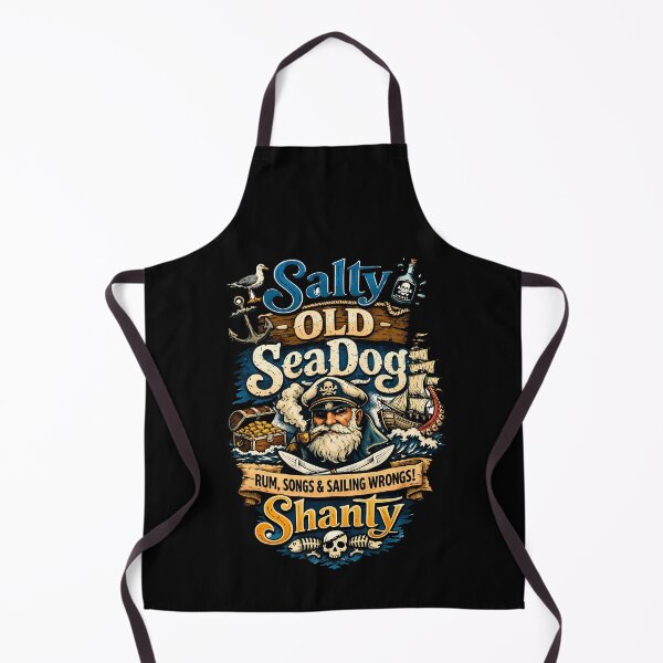 Item preview, Salty Old Seadog Shanty Tee designed and sold by MarkColeImaging.