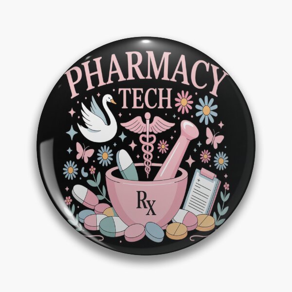Item preview, Vintage Pharmacy Tech Technician Pharmacist Student designed and sold by skanderio.
