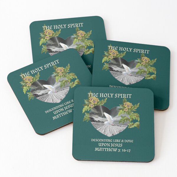 Item preview, THE HOLY SPIRIT DESCENDING LIKE A DOVE UPON JESUS | MATTHEW 3:16-17 designed and sold by Mrs. Kizzy Gillis Heavenly-Merch.